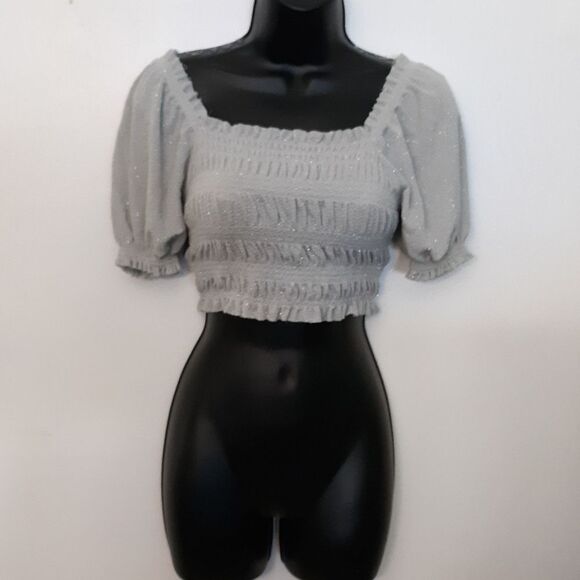 Urban Outfitters Tops - Urban Outfitters sparkly gray crop top